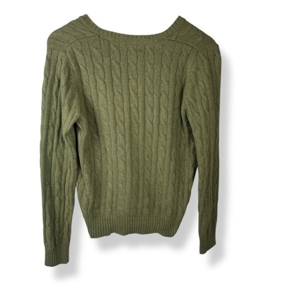 90s Vintage Eddie Bauer Angora Blend Sweater Womens Size Medium Cable Knit Japan - Picture 2 of 11